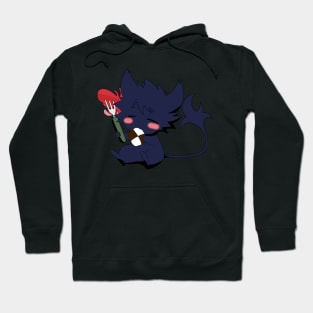 Servamp - Kuro Cat Eating Hoodie